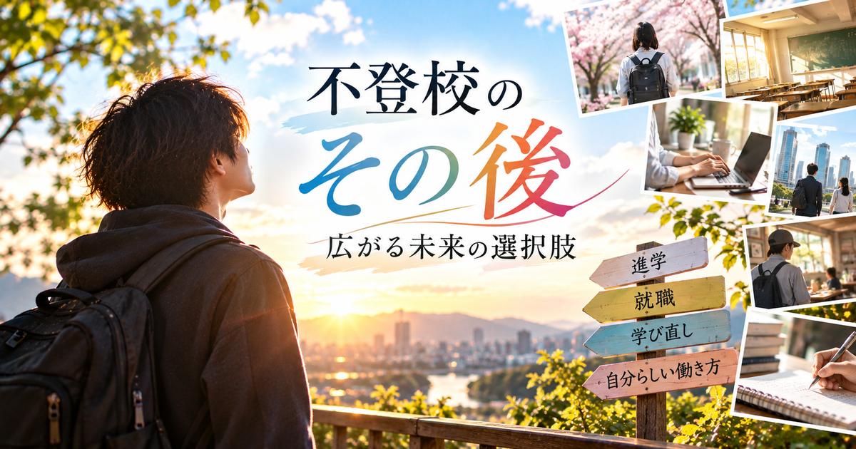不登校を経験したその後の歩みと選択肢｜将来がひらける進路・支援・体験談を徹底解説